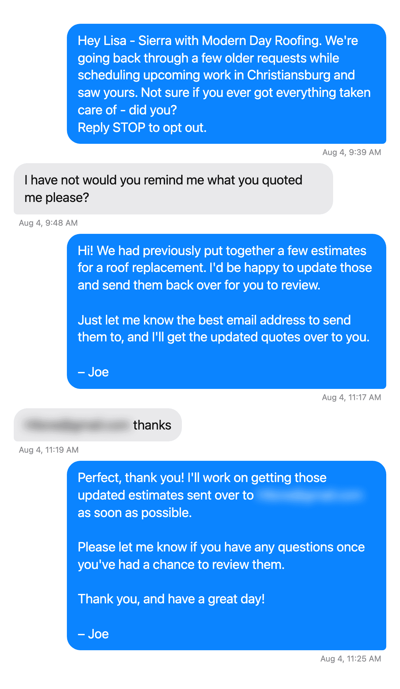Quiet for two years: "Would you remind me what you quoted me please?"